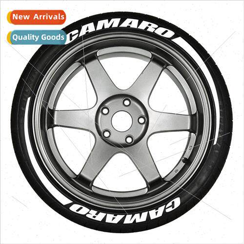 Seven colors car and motorcycle tire letters stickers 3D ste