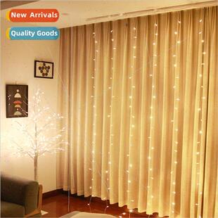 led curtain lights star lights room decoration bedroom backg