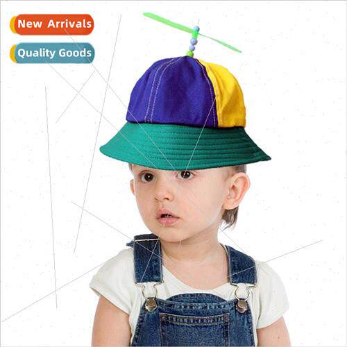 Baby bamboo dragonfly fisherman hat spring and summer childr