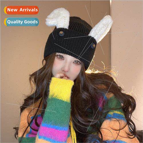 Autumn and winter warm big head circumference wool cap Korea