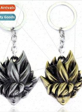 Anime s Dragon Ball Saiyan keychain Monkey King metal pendan