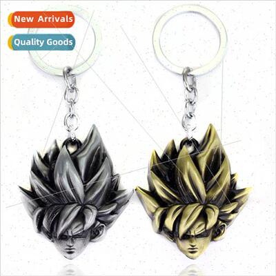Anime s Dragon Ball Saiyan keychain Monkey King metal pendan