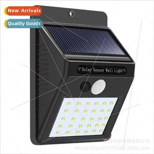 home garden outdoor Solar body light fence sensor wall