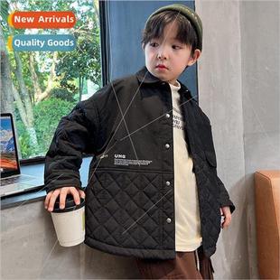 2023 new childrens Boys and jacket fall clothe winter
