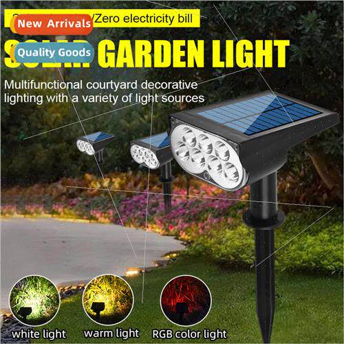 Solar Outdoor light Double Hole Colorful Gradient Patio Land