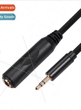 All copper 3.5 stereo male to 6.35 female audio adapter cabl