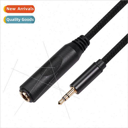 All copper 3.5 stereo male to 6.35 female audio adapter cabl