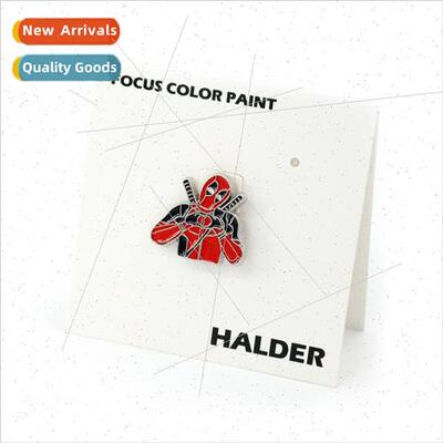 Marvel Peripheral Deadpool Brooch Drip Alloy Brooch Jewelry