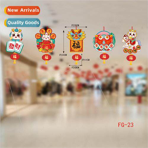 New New Years decorative supplies paper pendant New Years Da
