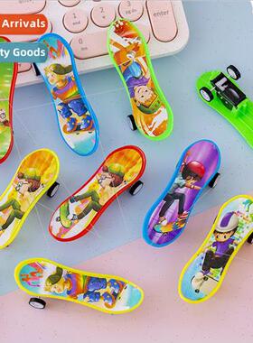 Cute mini finger pullback scooter toys 适用 children sliding