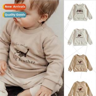 winter girls fall 2023 boys and sweater childrens cotton