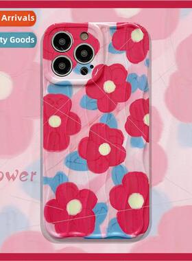 Spring New Pink Flower 14 Promax Luggage iPhone 12 Case 适用