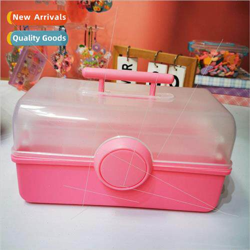 Three-layer storage box turn organizer box childrens toys co