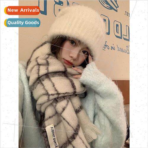 ins autumn and winter new warm thickened scarf men and women