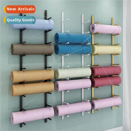 Yoga mat organizer organizing home hanging rack storage rack