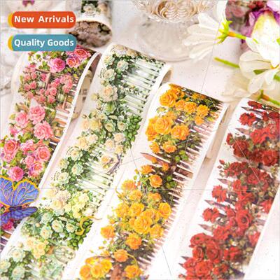 Washiashi Tape Dream Manor Series Vintage terature Flower Ha