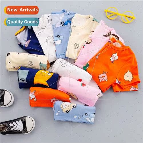2023 summer boys and girls baby summer short-sleeved suit cu