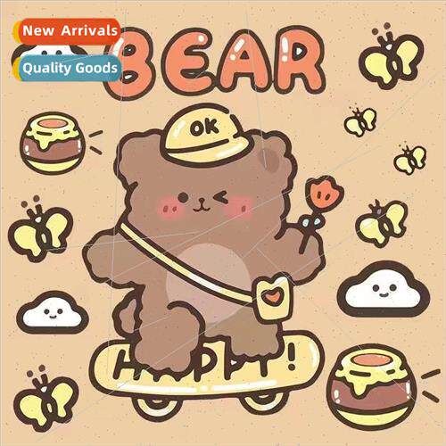 Yadi electric car stickers bear cookie computer motorcycle b