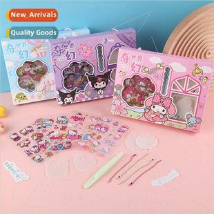 set card Cute stickers diy Cartoon handmade goo