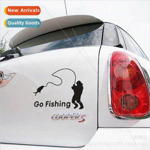 X-226 Outdoor Sports Stickers Fishing Car Stickers Go Fishin