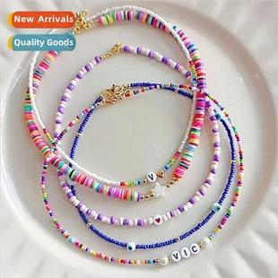 Colorful Rice Beads Bohemian Beaded Jewelry Handmade Style