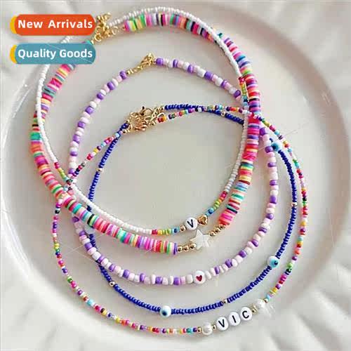 Bohemian Style Jewelry Colorful Rice Beads Handmade Beaded L