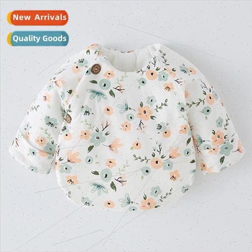 Half Back Clothes Newborn Baby Autumn and Winter Pure Cotton