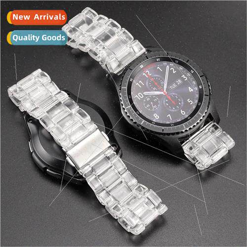 适用 Samsung Huawei Huami watch transparent strap glacier co