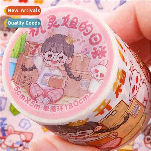 Witty ster Duct Tape Daily fe Handbook Tape Washi Handbook S - 实物图