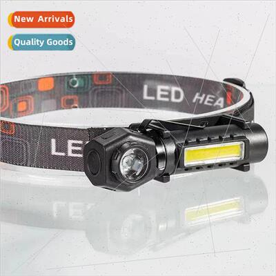 Outdoor headlamp long life strong led night fishing recharge