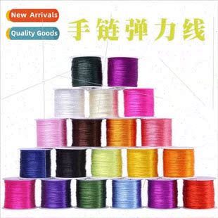Wire Elastic Beading Flat Wear Cord Rope Crystal