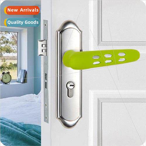 licone doorknob gloves baby room door pulls anti-bump cover