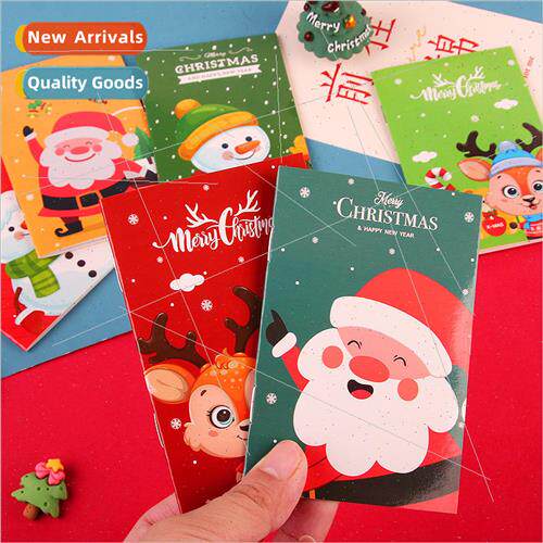 Cartoon Christmas small notebook portable pocket notepad stu