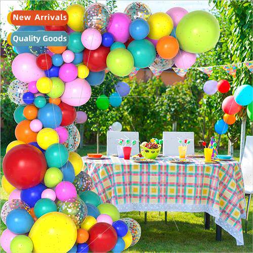 Rainbow system balloon garland 适用 circus carnival birthday