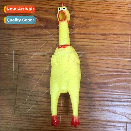 Cartoon creative spoofing trickery screaming chicken strange