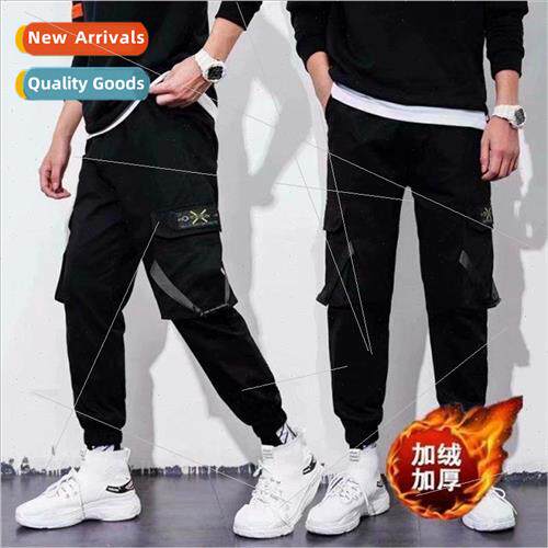 2020 work pants son mens fall and winter Korean nd winter ni