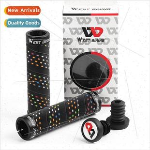 Grips Handlebar MTB Locking Plug Bicycle Rubber