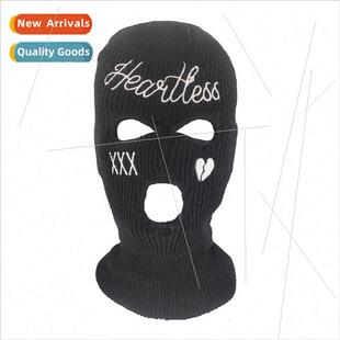 Winter warm headgear mens skiing cold riding mask three-hole
