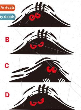 Peeking Monster Auto Dune Monster Car Stickers Peeking Elf A