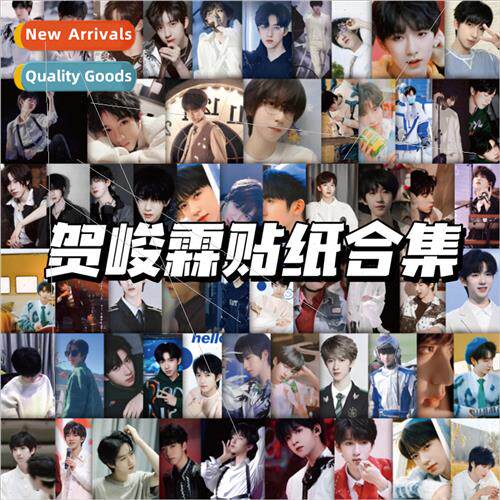 60 pcs He Junlin single expression package stickers flat wal