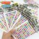 crystal colored diamond Variety 168 acrylic stickers 6mm