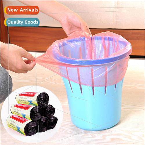 Garbage bags thickened black household package male disposab