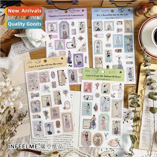 Stickers Romance is coming series Salt characters girl heart