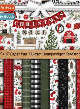 Vintage farmhouse Christmas material paper background paper