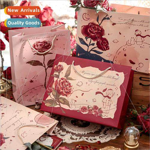 Bags Misty Rose Series Retro High Colorful ttle Prince Rose