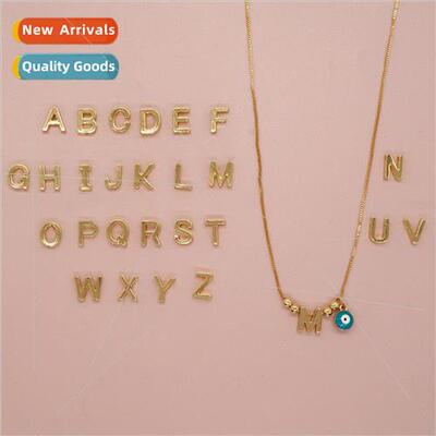 New Niche Versatile Style Green Eyes Stacked String Letters