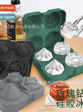 Rose Ice Compartment Whiskey Ice Cubes licone Ice Compartmen