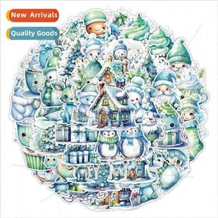 graffiti stickers car phone Christmas cell skateboa green