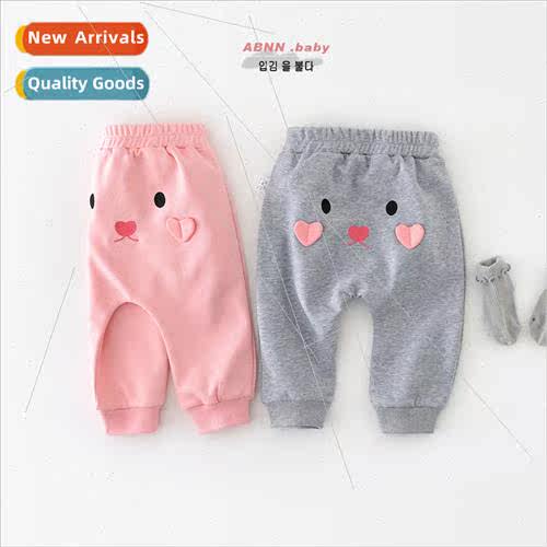 Boys and girls spring sports pants newborn out spring cute K