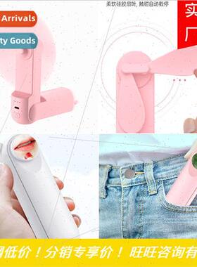 2022 new portable mini fan foldable high wind USB handheld f